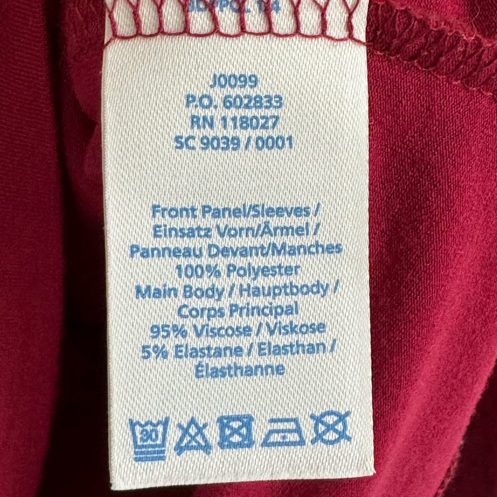 Boden Eve Flocked Long Sleeved Top Size 6 - Picture 7 of 12